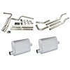 Manifold Dual Kit w/Mufflers 1973-1987 Chevy Truck/Suburban 4WD Small Block 350-400 - image 1