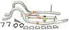 Exhaust Pipe Kit 1987-93 Mustang GT 5.0L - image 1