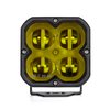 41013 Concept Series Pod, 3 in. Cube, Fog Light, U-Mount, Yellow Lens, Pair - image 2