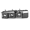 411B1 Tiny Monster Concept Pod Mini Bronco Steel Bumper Triple Light Kit - image 1
