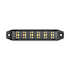 BB6010B BUILTBRIGHT Work Bar Strobe4, 4 in. LED Strobe Light, Amber/White