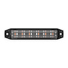 BB6010C BUILTBRIGHT Work Bar Strobe4, 4 in. LED Strobe Light, Amber/Blue