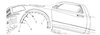 Wheel Flare Molding for 2011-2018 Dodge/RAM 4500, 5500 [Upper, Front Left/Driver Side] - image 2