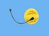 FUEL CAP YELLOW PLASTIC - image 1