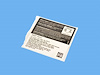 LABEL BATTERY WARNING - image 1