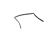 W/STRIP FRONT DOOR GLASS - image 1