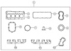 Upper Gasket Set 2009-2014 5.7L Hemi Car/Truck Includes: - image 1