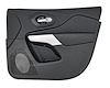 Front Door Trim Panel Fits Select Jeep Cherokee [Right/Passenger Side, Black] - image 1