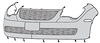 Front End Cover 2005-08 Chrysler Crossfire Coupe/Roadster - image 1