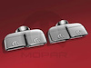 Dual Chrome Exhaust Tips 2009-13 Dodge Challenger - image 1