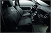 Rear Seat Cover Set for 2012-2017 Fiat 500 [Black] - image 1