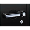 Chrome Door Handle Insert & Thumb Button Cover 2007-13 Jeep Wrangler 4-Door - image 1