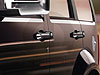 Chrome Door Handle Insert & Thumb Button Cover 2008-11 Dodge Nitro - image 1