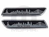 Body Side Molding Inserts 2012-13 Fiat 500 Cabrio/Coupe - image 1