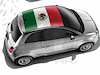 Applique/Decal Kit 2012-13 Fiat 500 Coupe/500 Cabrio - image 1