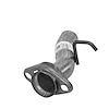 18167 Prebent Exhaust Pipe; 2002-2005 Ford Explorer Center, 2002-2005 Mercury Mountaineer Center - image 1