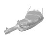 2535 Muffler - Welded Assembly - Challenge; 2000-2005 Saturn L300 Rear, LW300 Rear, LS2 Rear, LW2 Rear - image 2