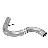 28581 Prebent Exhaust Pipe; 1996-2000 Chrysler Sebring Rear - image 1