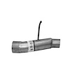 28813 Prebent Exhaust Pipe; 2005-2007 Ford F-250 Super Duty Center, 2005-2007 Ford F-350 Super Duty Center - image 1