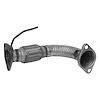 28826 Prebent Exhaust Pipe; 2003-2007 Honda Accord Front - image 1