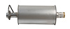 28872 Prebent Exhaust Pipe; 2012-2015 Honda Civic - image 1