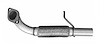 28874 Prebent Exhaust Pipe; 2012-2015 Ford Explorer - image 1