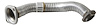 28903 Prebent Exhaust Pipe; 2013-2018 Toyota RAV4 - image 1