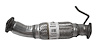 28909 Prebent Exhaust Pipe; 2013-2018 Hyundai Santa Fe Sport, 2014-2015 Kia Sorento - image 1