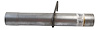 28912 Prebent Exhaust Pipe; 2008-2010 Ford F-250 Super Duty, 2008-2010 Ford F-350 Super Duty - image 1