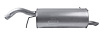 30114 Exhaust Muffler Assembly; 2013-2018 Ford Fiesta - image 1