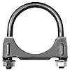 339888 Exhaust Clamp; 2.500 In.; Mild Steel; Natural - image 1