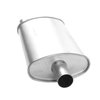 3737SL Muffler - Enforcer II; 2.000 In. Inlet; 2 In. Outlet; 16.000 In. Body; 23.000 In. OAL; OE comparable - image 3