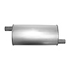 3757 Muffler - Enforcer II; 2.000 In. Inlet; 2 In. Outlet; 19.000 In. Body; 26.000 In. OAL; OE comparable - image 1