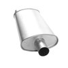 3762SL Muffler - Enforcer II; 2.250 In. Inlet; 2.25 In. Outlet; 19.000 In. Body; 26.000 In. OAL; OE comparable - image 2