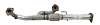 38016 Prebent Exhaust Pipe; 2009-2015 Honda Pilot - image 1