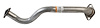 38030 Prebent Exhaust Pipe; 2012-2013 Honda Civic - image 1