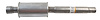38040 Prebent Exhaust Pipe; 2013-2020 Ford Fusion, Lincoln MKZ Front, 2017 Ford Fusion Front - image 1