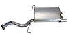 40315 Exhaust Muffler Assembly; 2011-2013 Kia Sorento Left, 2010-2012 Hyundai Santa Fe Left - image 1