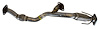 48363 Prebent Exhaust Pipe; 2011-2013 Kia Sorento Front, 2010-2012 Hyundai Santa Fe Front - image 1