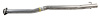 48448 Prebent Exhaust Pipe; 1994-1995 Chevrolet S10 Center, 1994-1995 GMC Sonoma Center - image 1