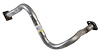 48505 Prebent Exhaust Pipe; 1987-1992 Jeep Wrangler Front - image 1