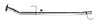 48508 Prebent Exhaust Pipe; 2001-2004 Ford Escape Center, 2001-2004 Mazda Tribute Center - image 1