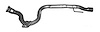 48660 Prebent Exhaust Pipe; 1993-1995 Jeep Grand Cherokee - image 1
