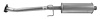 48678 Prebent Exhaust Pipe; 2008-2012 Honda Accord, 2008-2012 Honda Accord Center - image 1