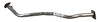 48711 Prebent Exhaust Pipe; 1999-2000 Nissan Frontier Left, 2000 Nissan Xterra Left - image 1