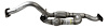 48719 Prebent Exhaust Pipe; 2006-2010 Kia Optima - image 1