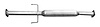 48720 Prebent Exhaust Pipe; 2006-2010 Kia Optima - image 1