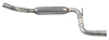 48743 Prebent Exhaust Pipe; 2012-2018 Ford Focus - image 1