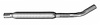 48777 Prebent Exhaust Pipe; 2015-2019 Ford Edge - image 1