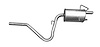 50024 Exhaust Muffler Assembly; 2009-2020 Dodge Journey - image 1